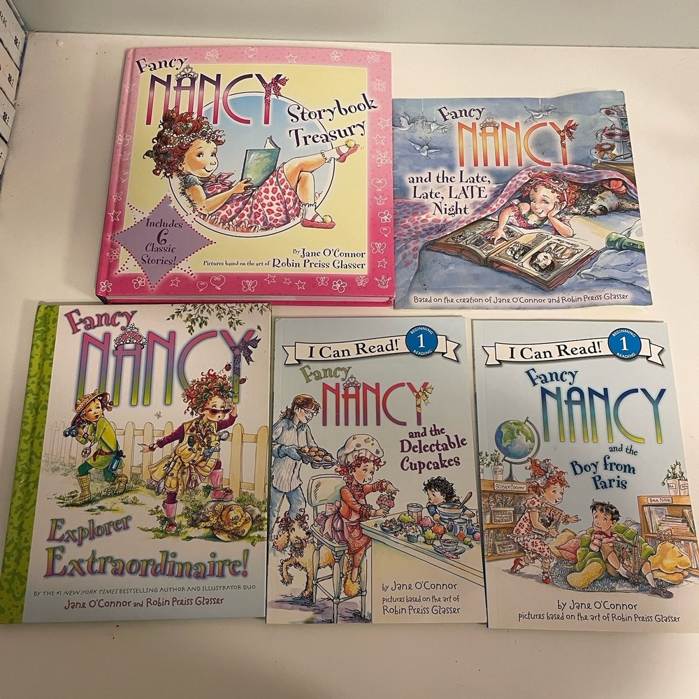 Fancy Nancy Lot Of 5 Hardcover‎ Paperback Books by Jane O'Connor